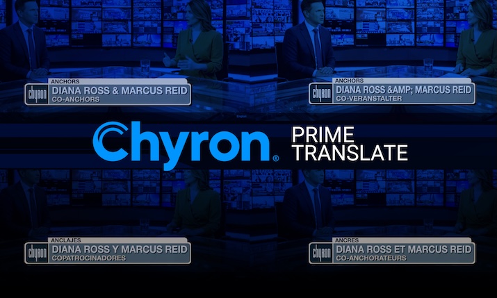 Chyron Taps Nvidia AI For Live, Multi-Language Production Translation
