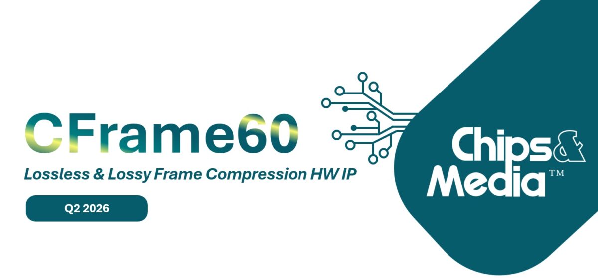Chips&Media launches CFrame60 for low-latency frame compression