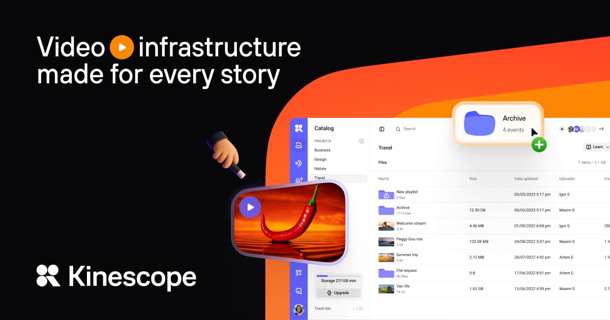Kinescope Offers API-First White-Label Video for SaaS, Starting at €10/Month