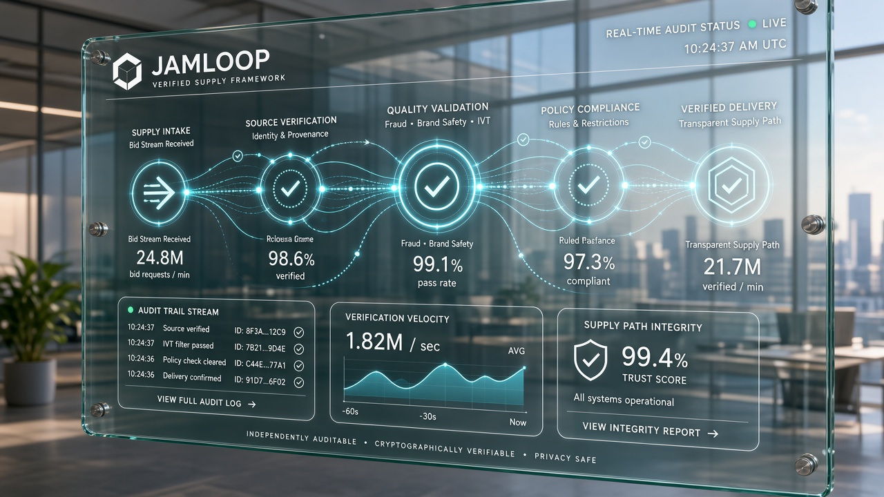 Jamloop Launches Verified Supply Standard for CTV Inventory | StreamingMeme