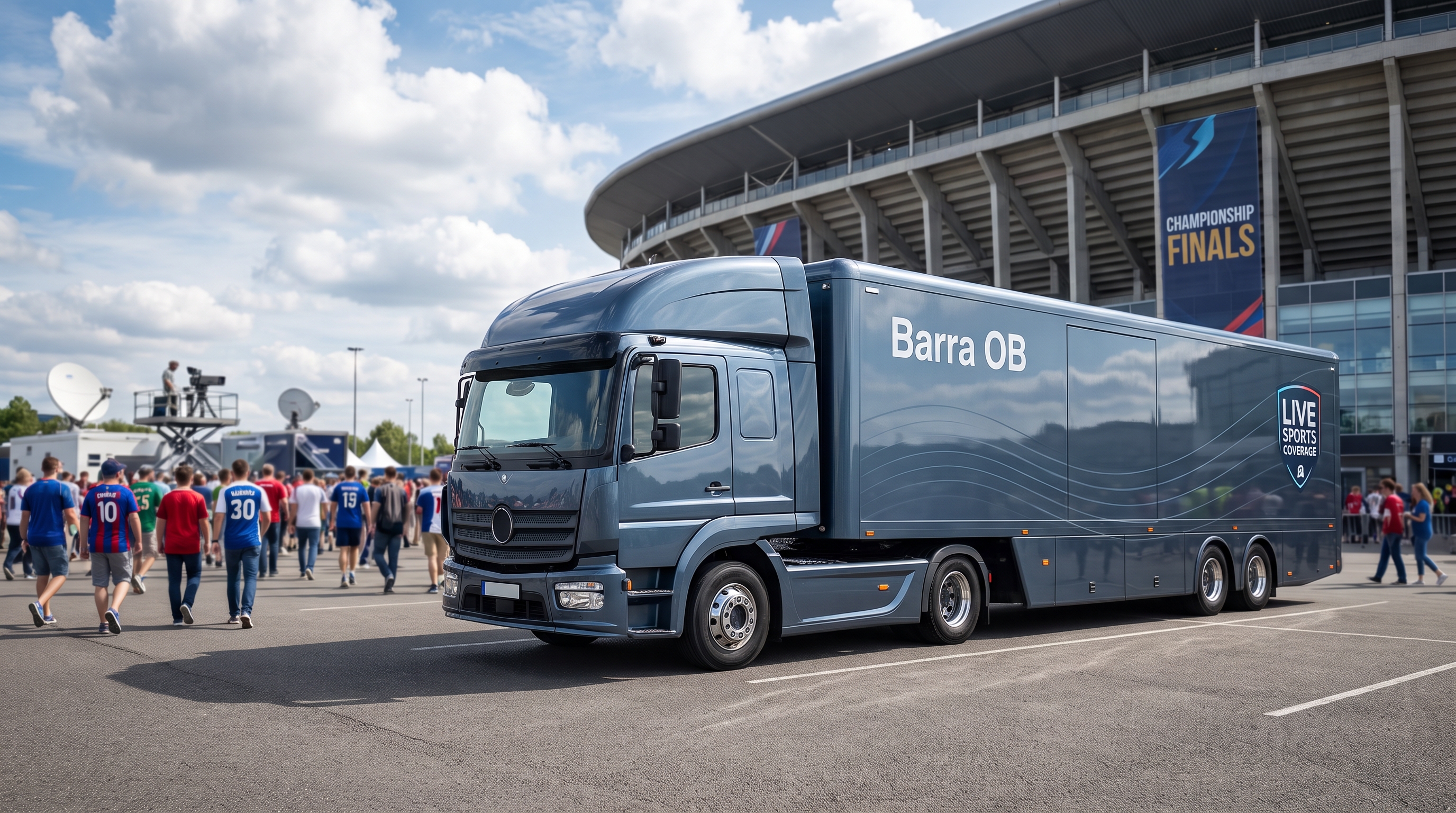 Vivid Broadcast Launches Barra OB Truck for Remote-First Sports Production