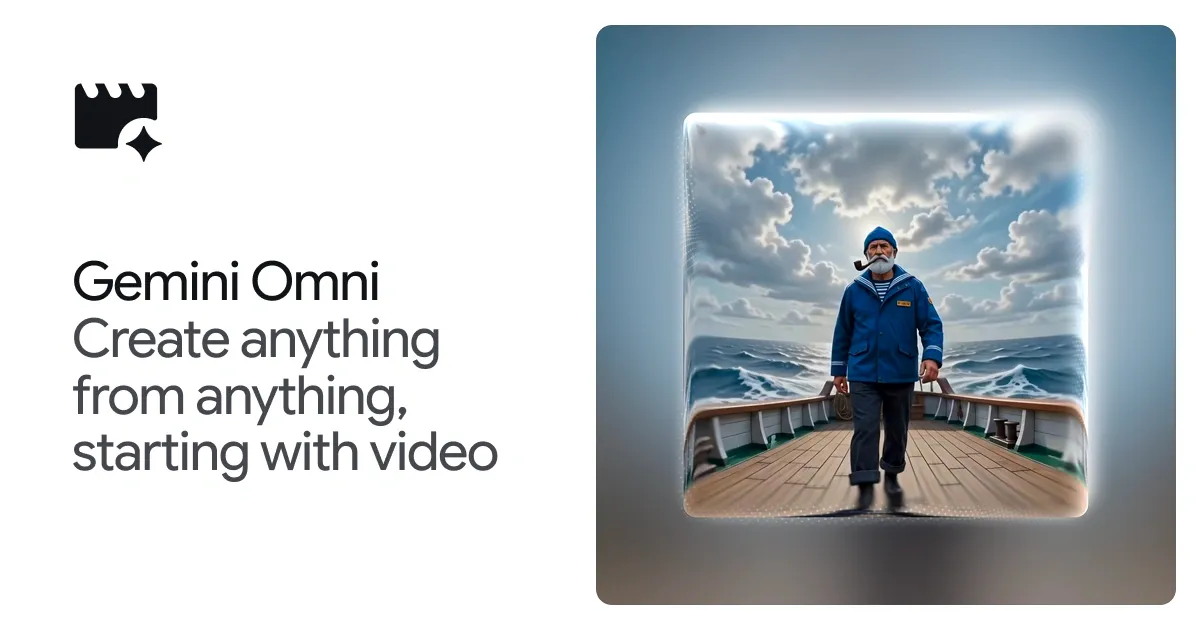 Google DeepMind launches Gemini Omni for conversational video editing