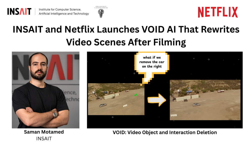 Netflix open-sources VOID: physics-aware object removal for video