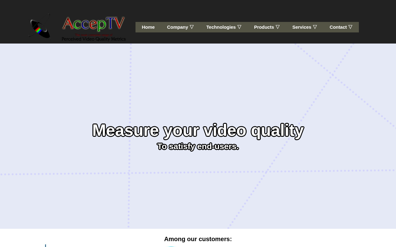 AccepTV homepage screenshot