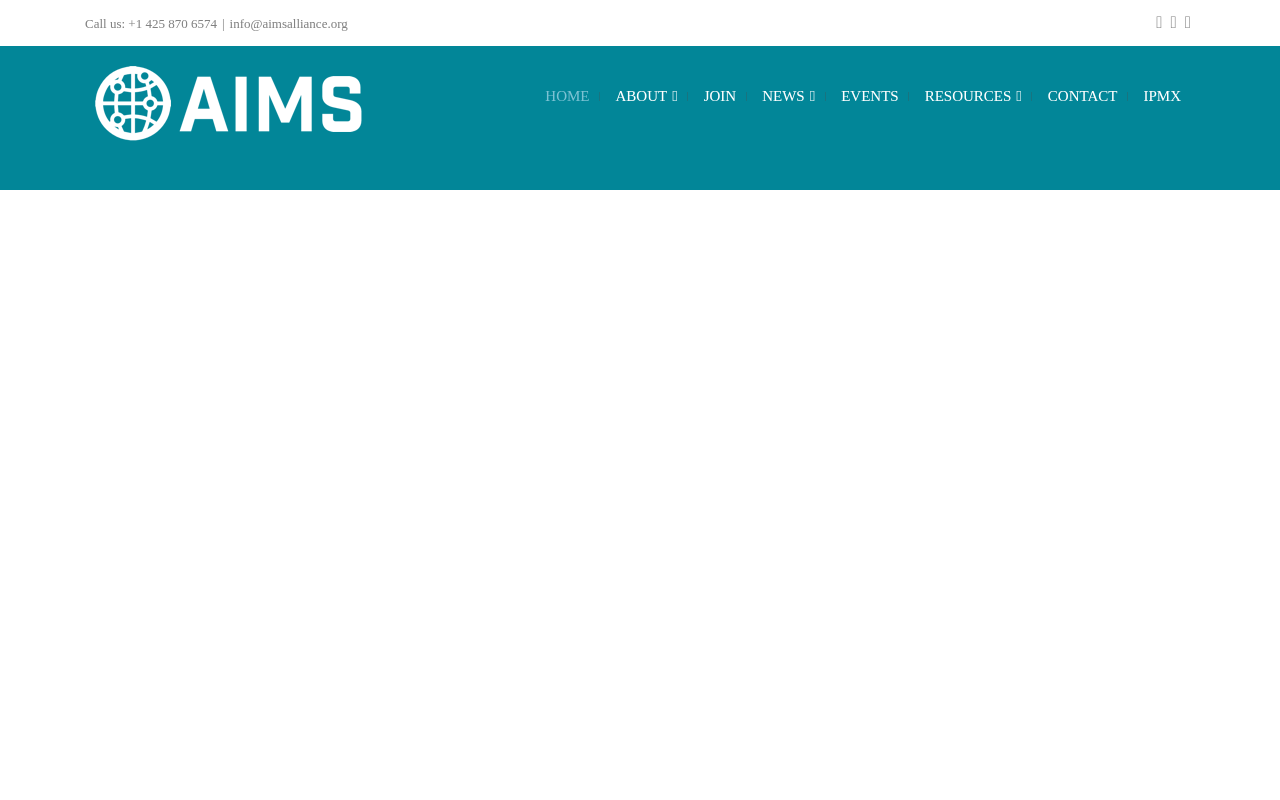 AIMS Alliance homepage screenshot