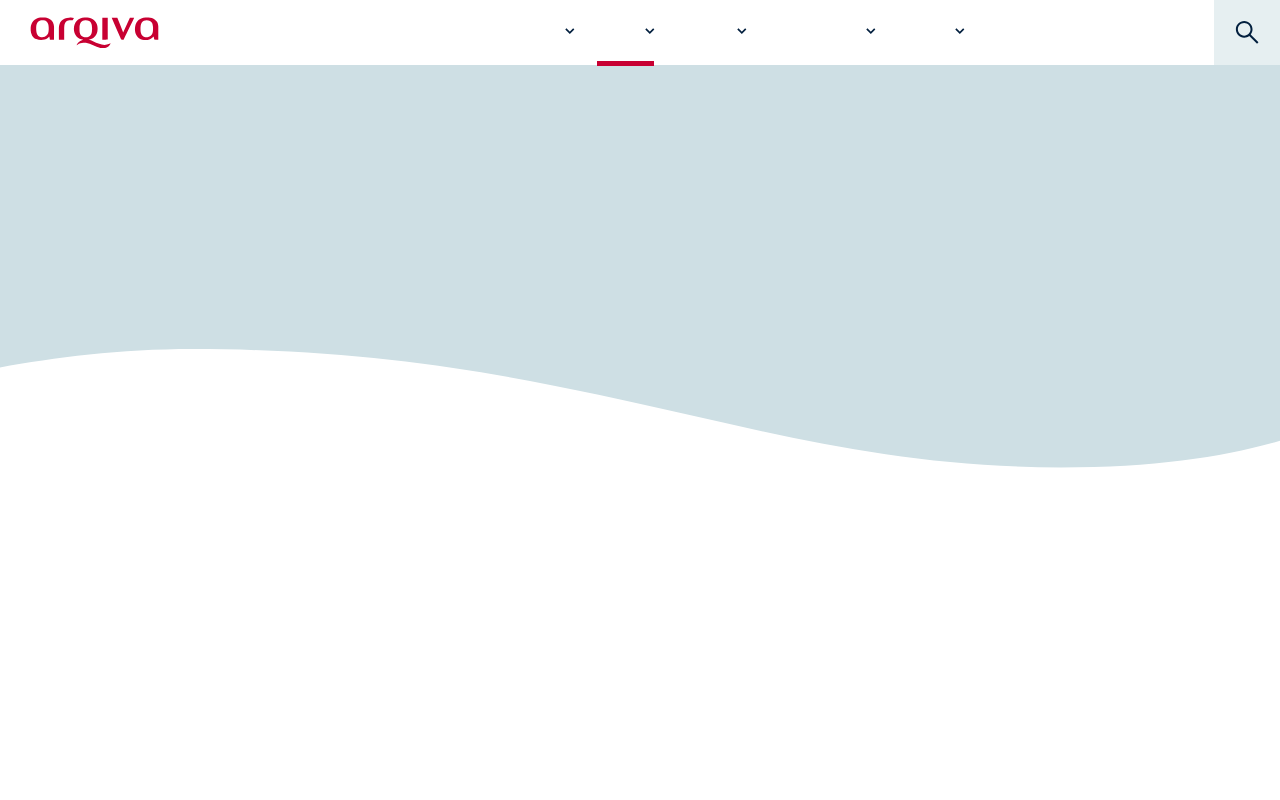 Arqiva homepage screenshot