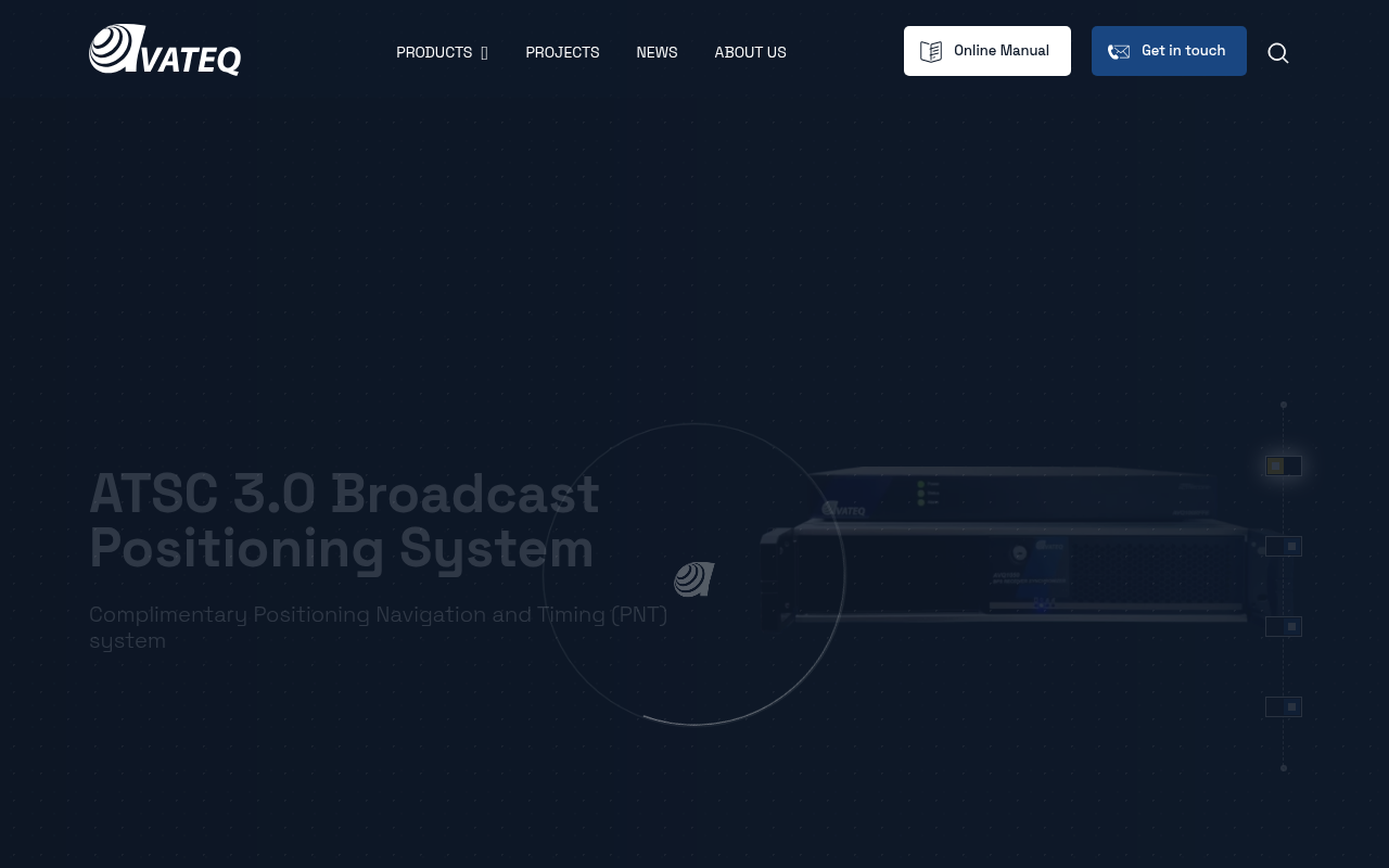 Avateq homepage screenshot