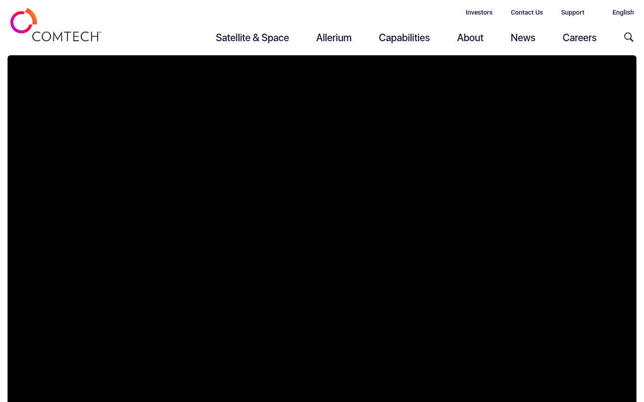 Comtech Telecommunications homepage screenshot