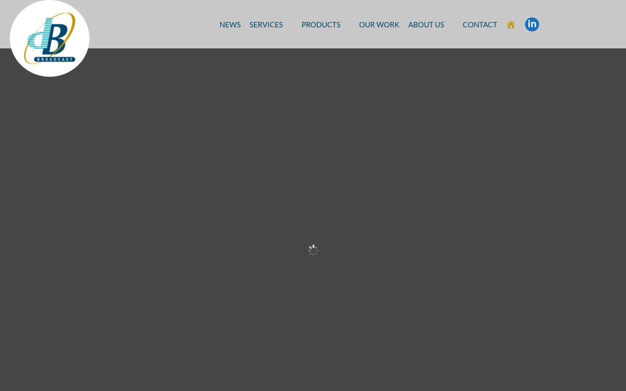 dB Broadcast homepage screenshot