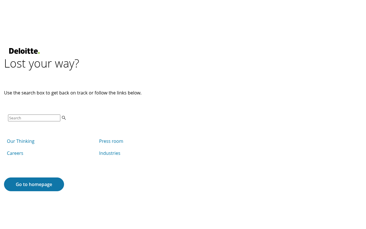 Deloitte (TMT Practice) homepage screenshot