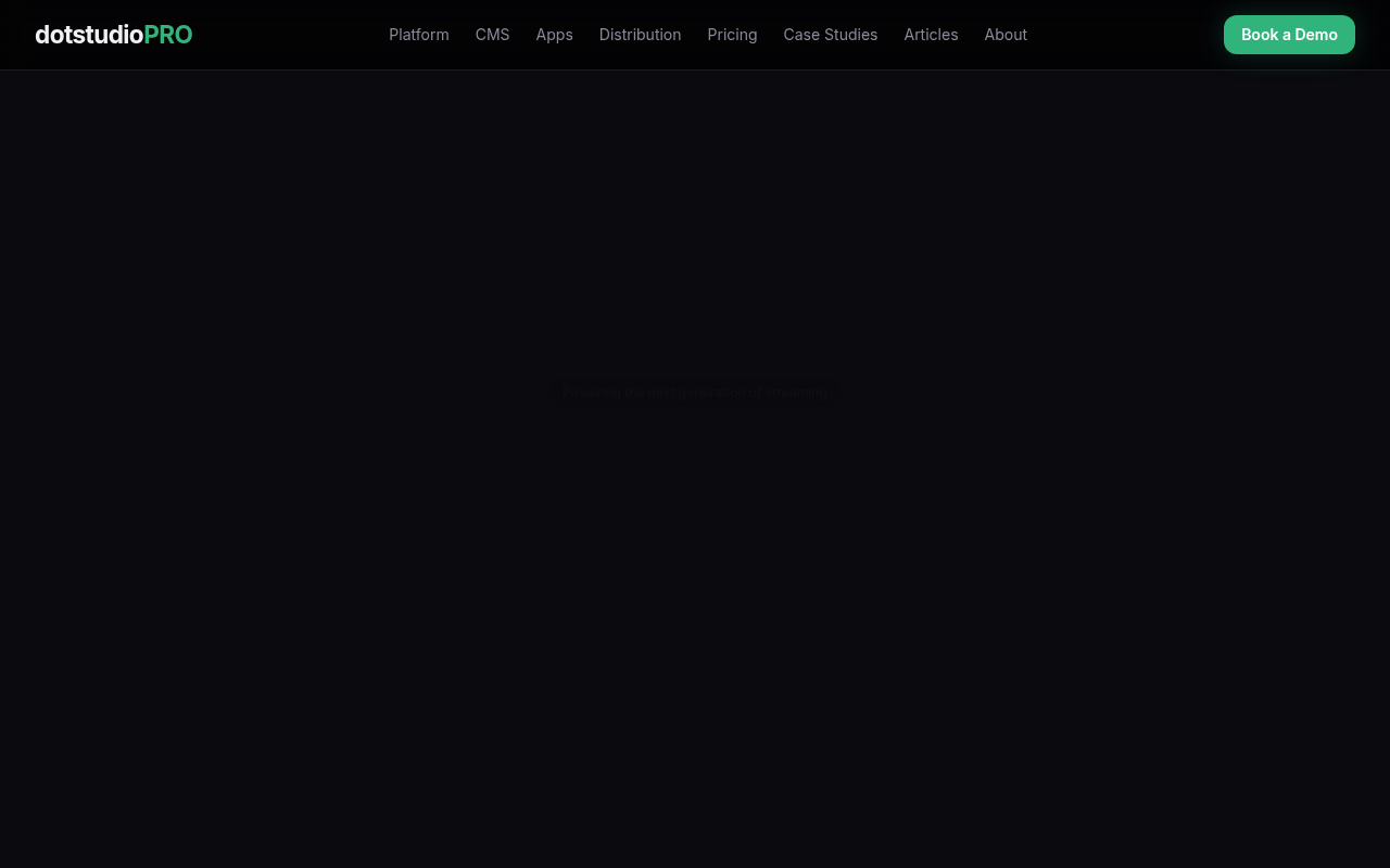 dotstudioPro homepage screenshot
