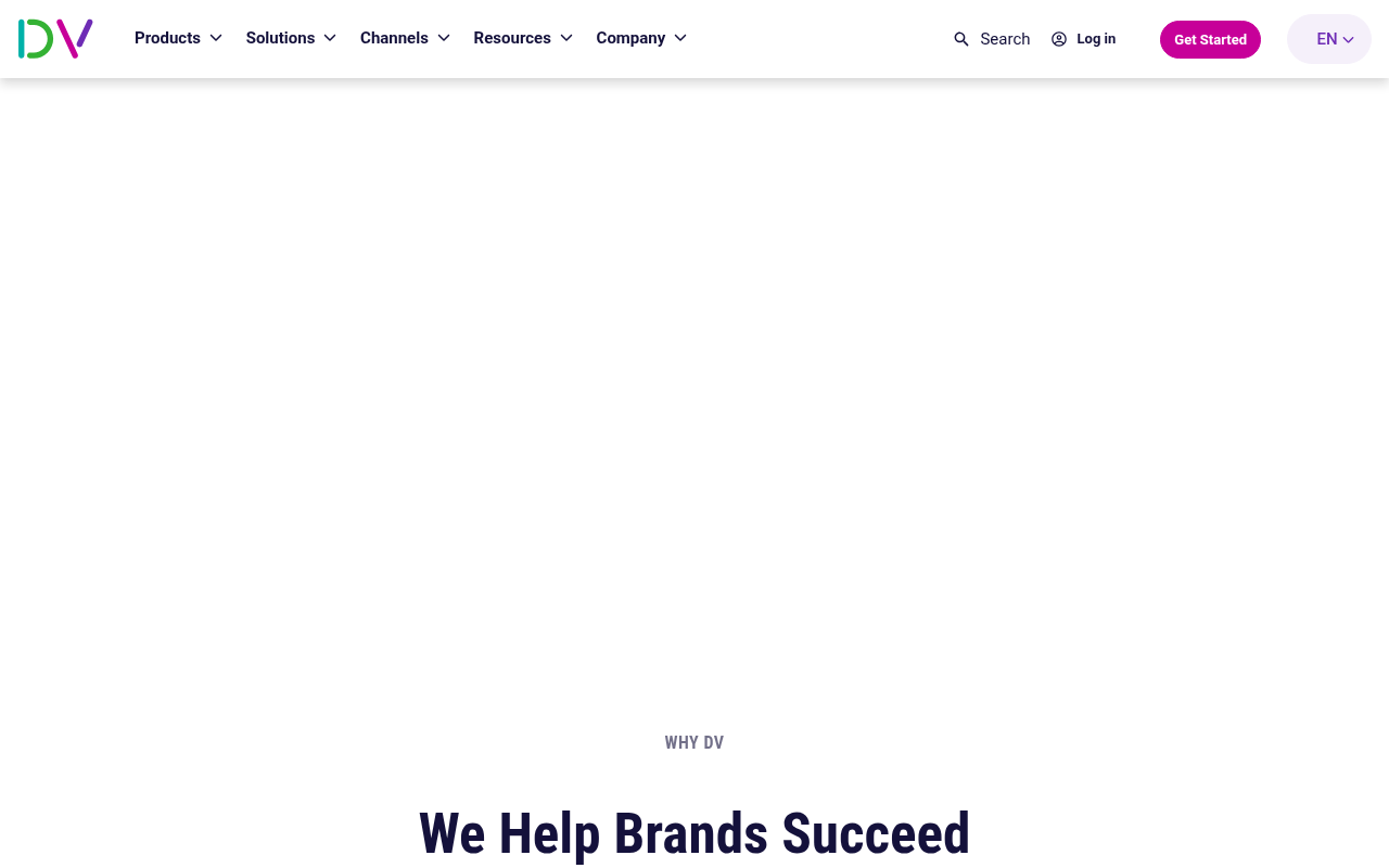 DoubleVerify homepage screenshot