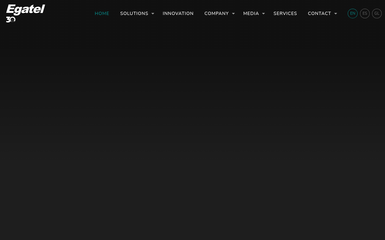 Egatel homepage screenshot
