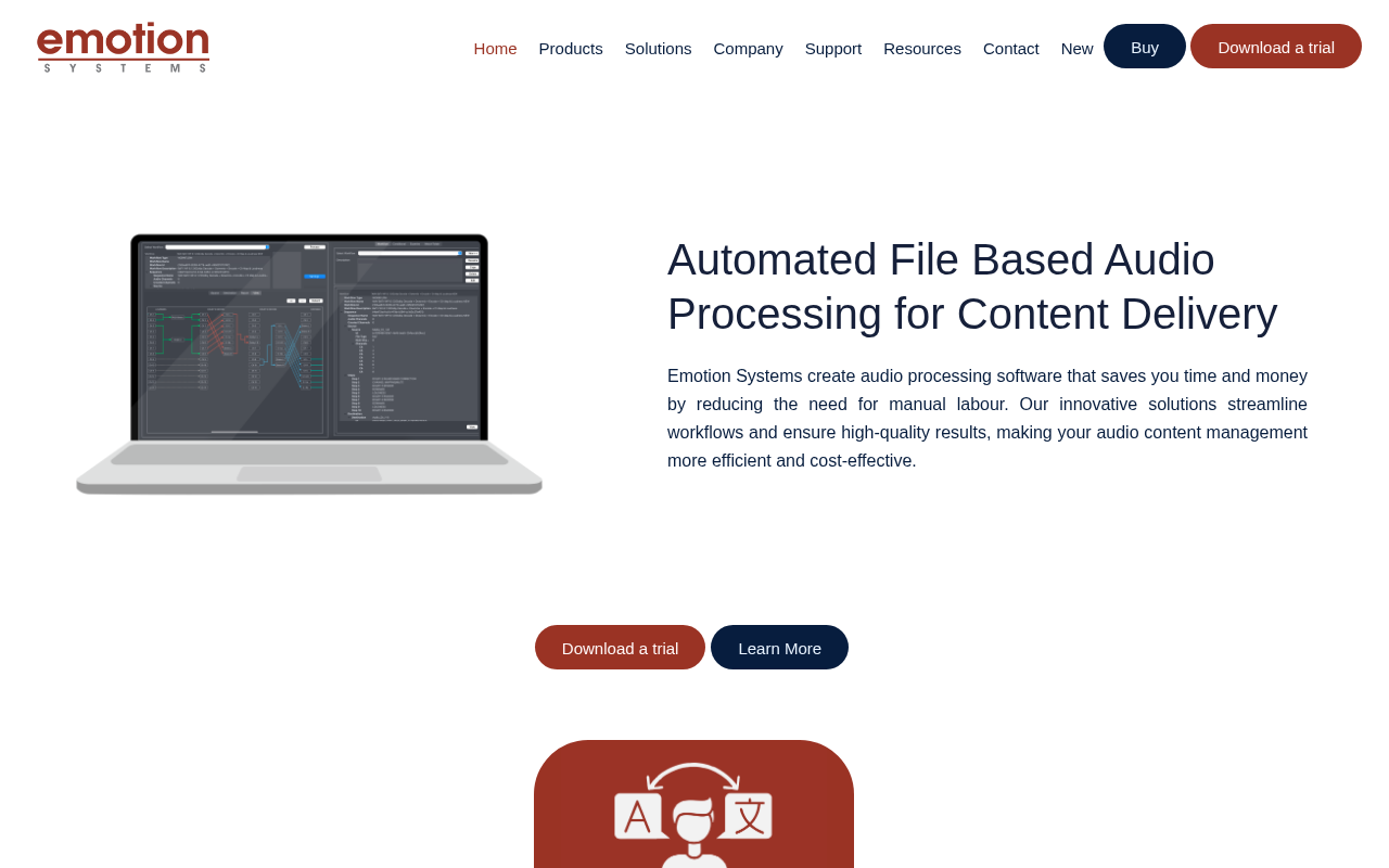 Emotion Systems homepage screenshot