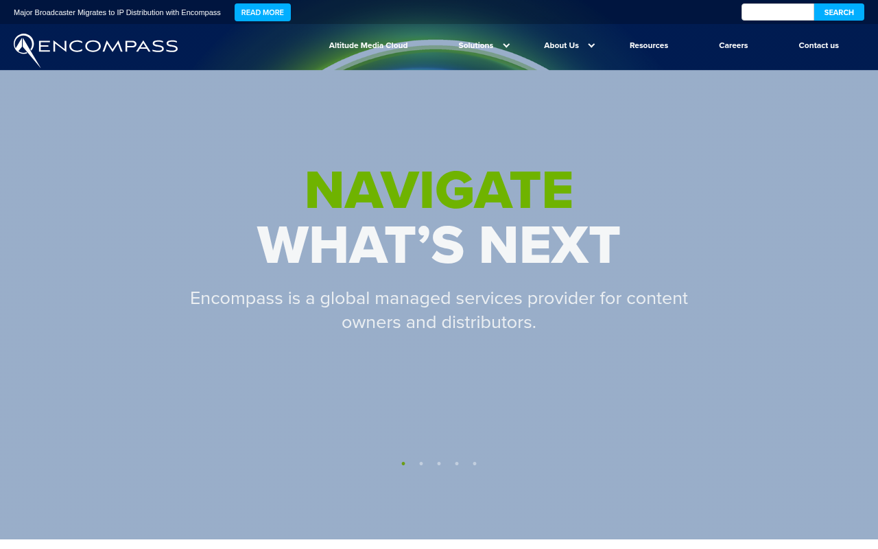 Encompass Digital Media homepage screenshot