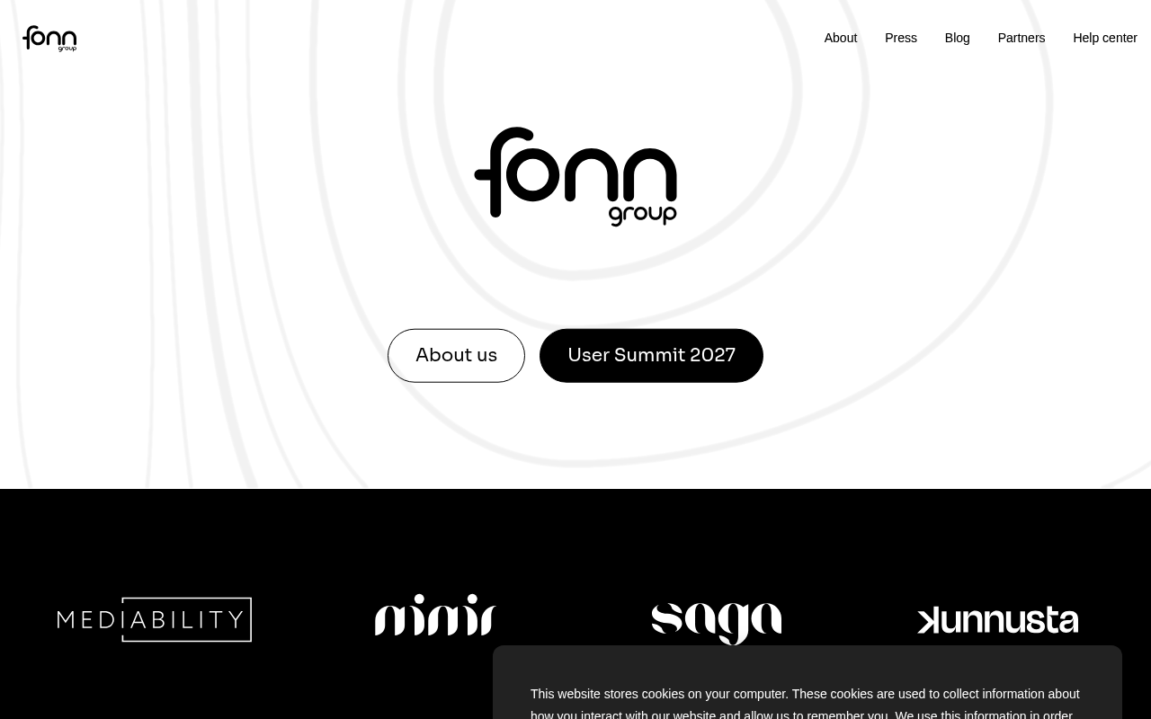 Fonn Group homepage screenshot
