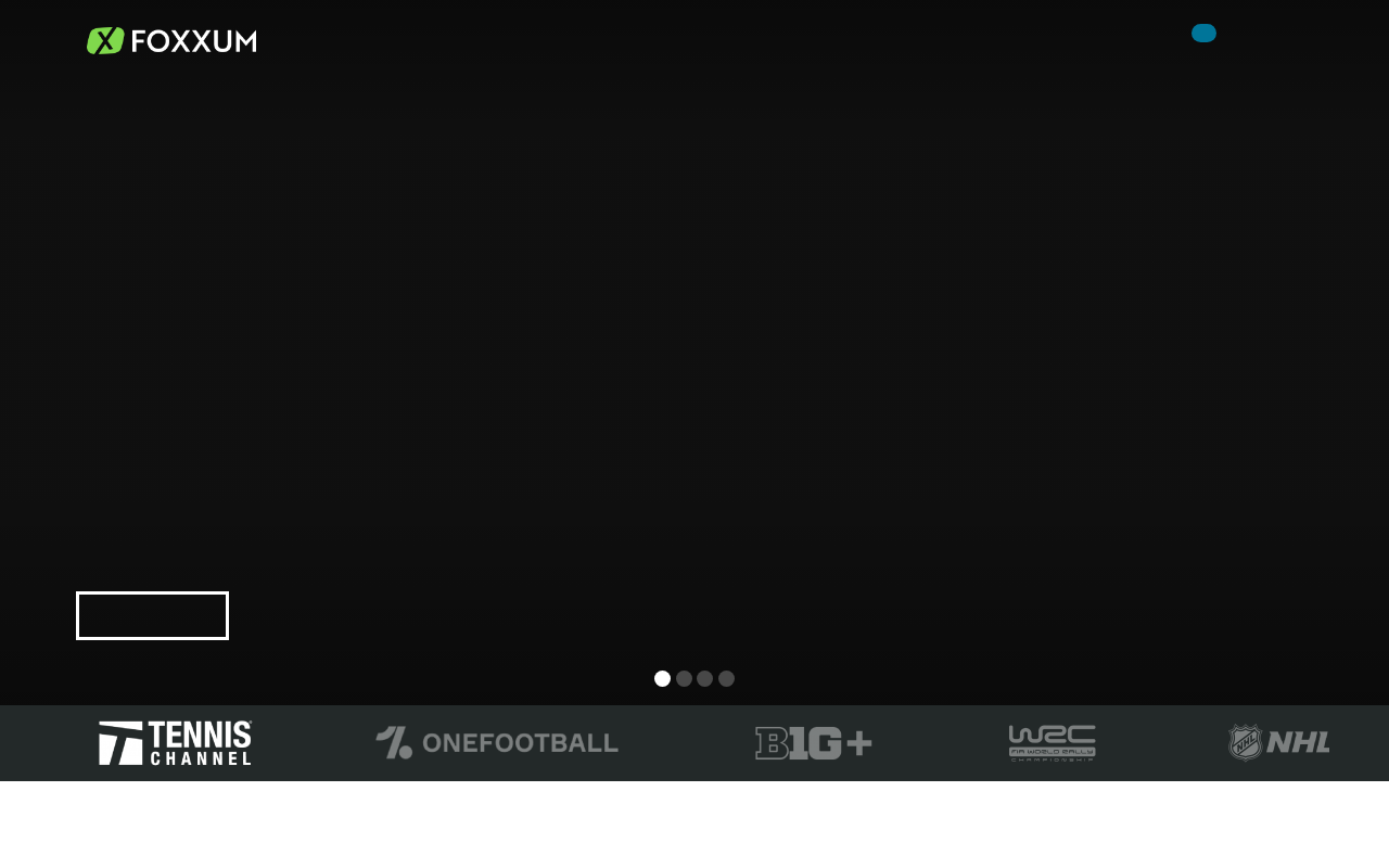 Foxxum homepage screenshot