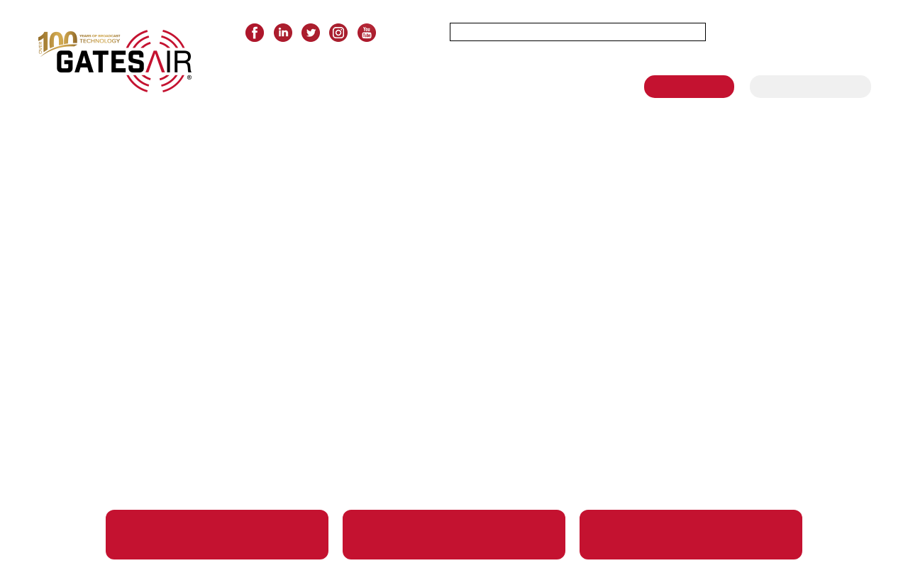 GatesAir homepage screenshot