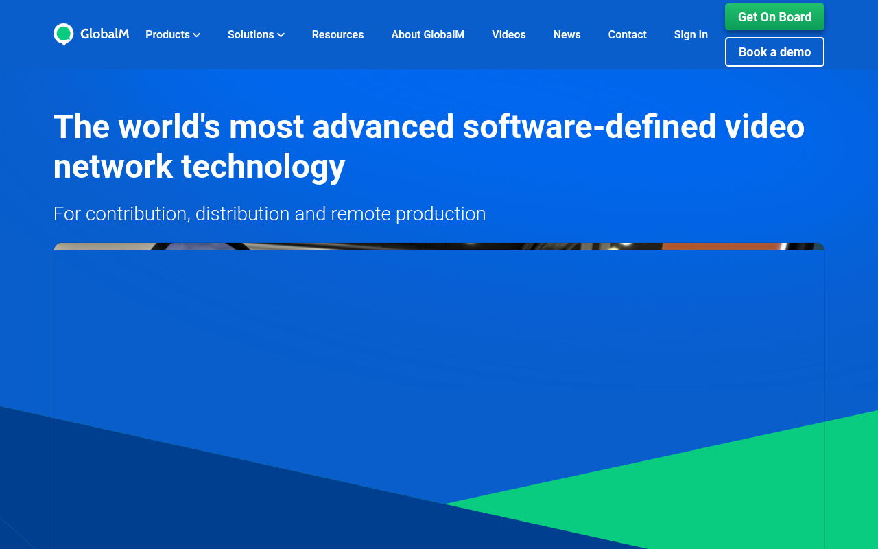 GlobalM homepage screenshot