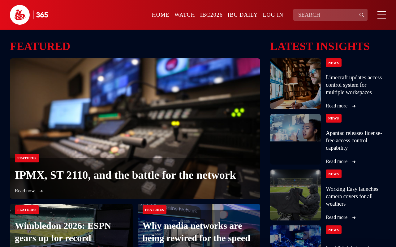 IBC (International Broadcasting Convention) homepage screenshot
