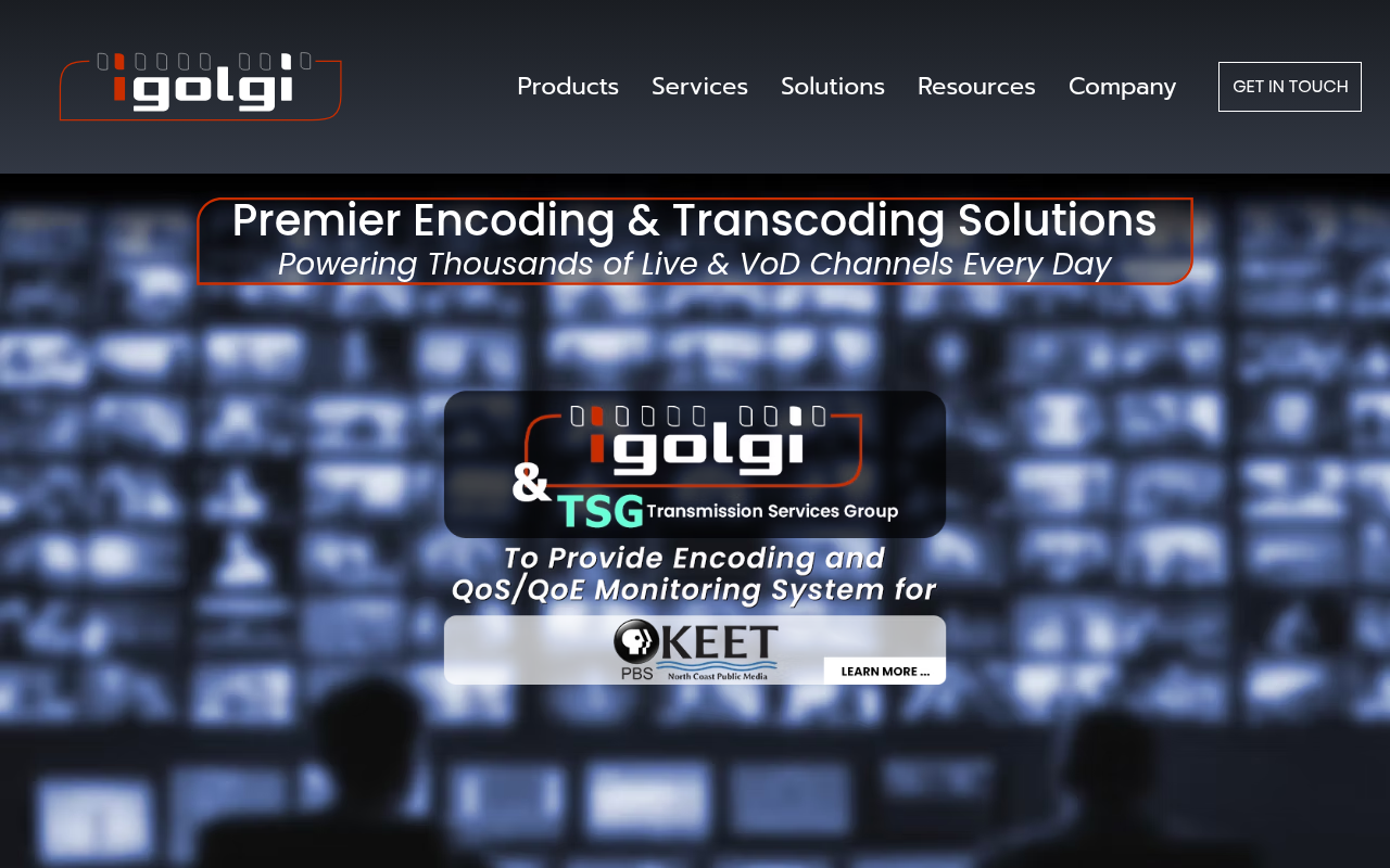 igolgi homepage screenshot