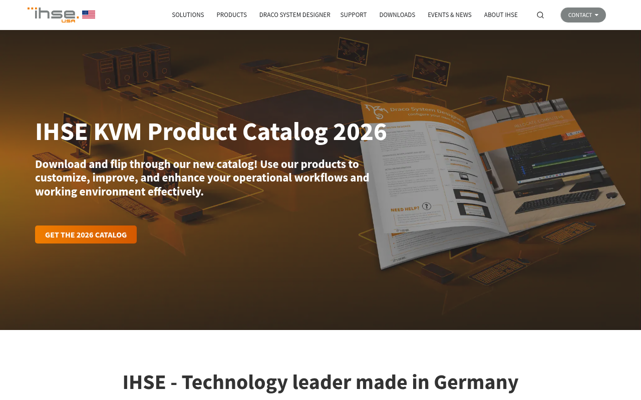 IHSE (KVM) homepage screenshot