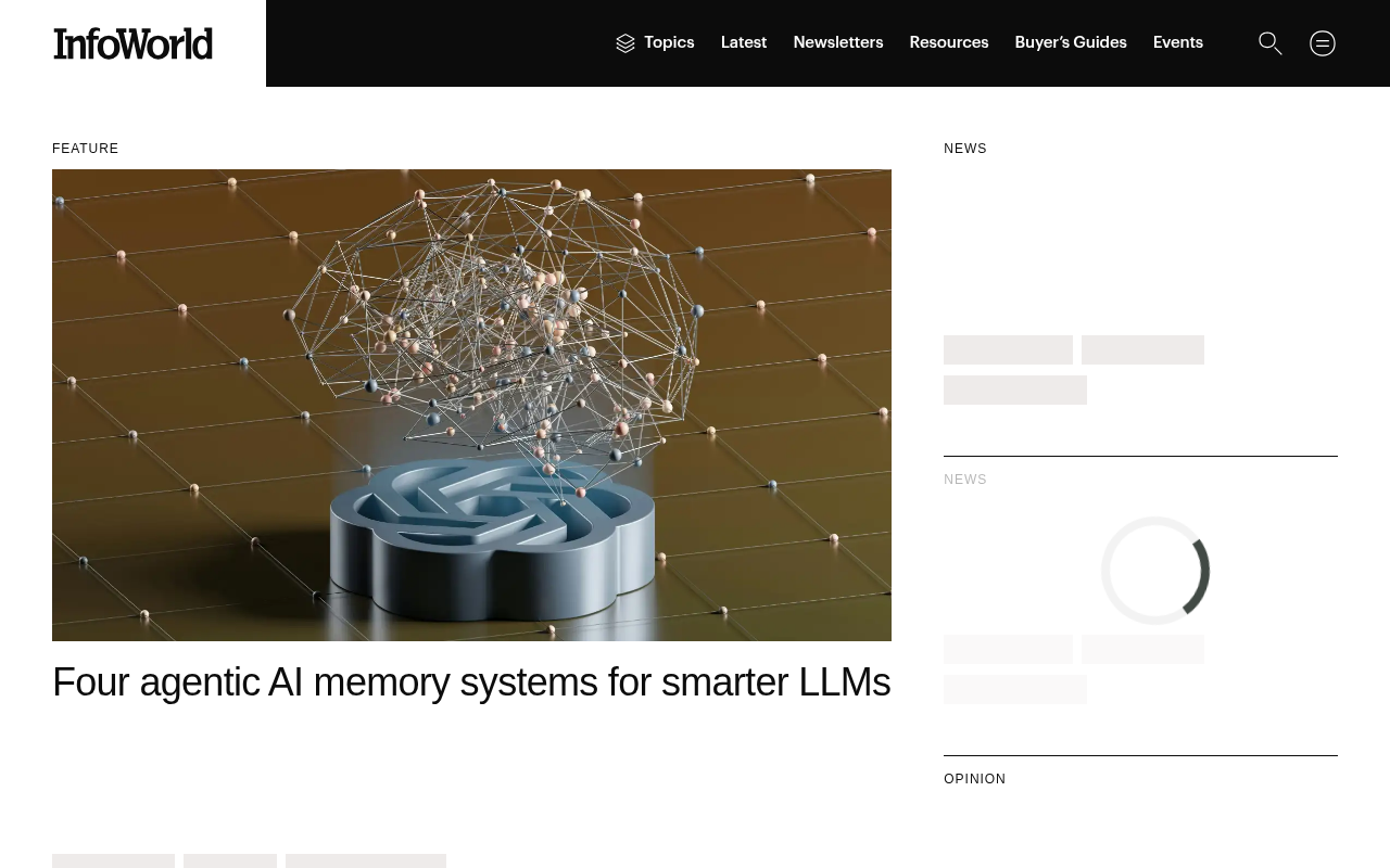InfoWorld homepage screenshot
