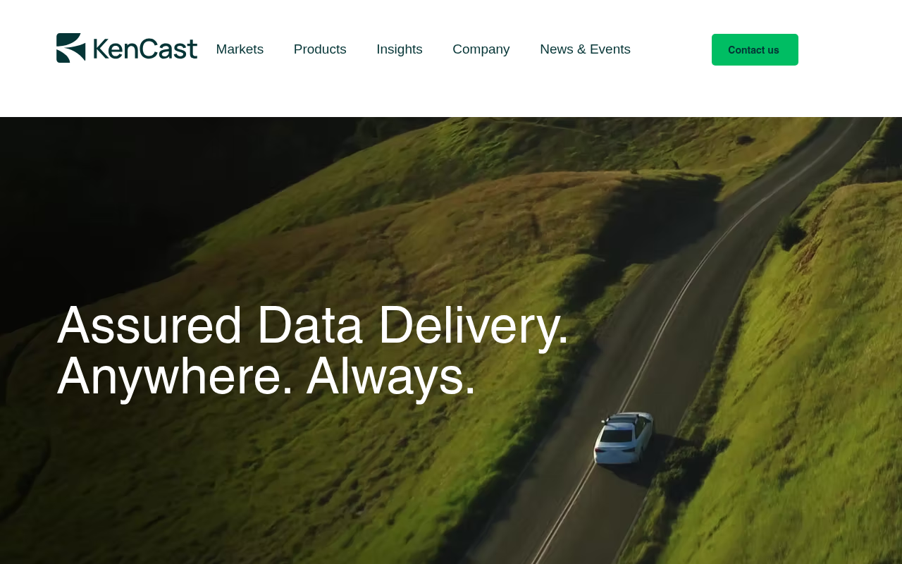KenCast homepage screenshot