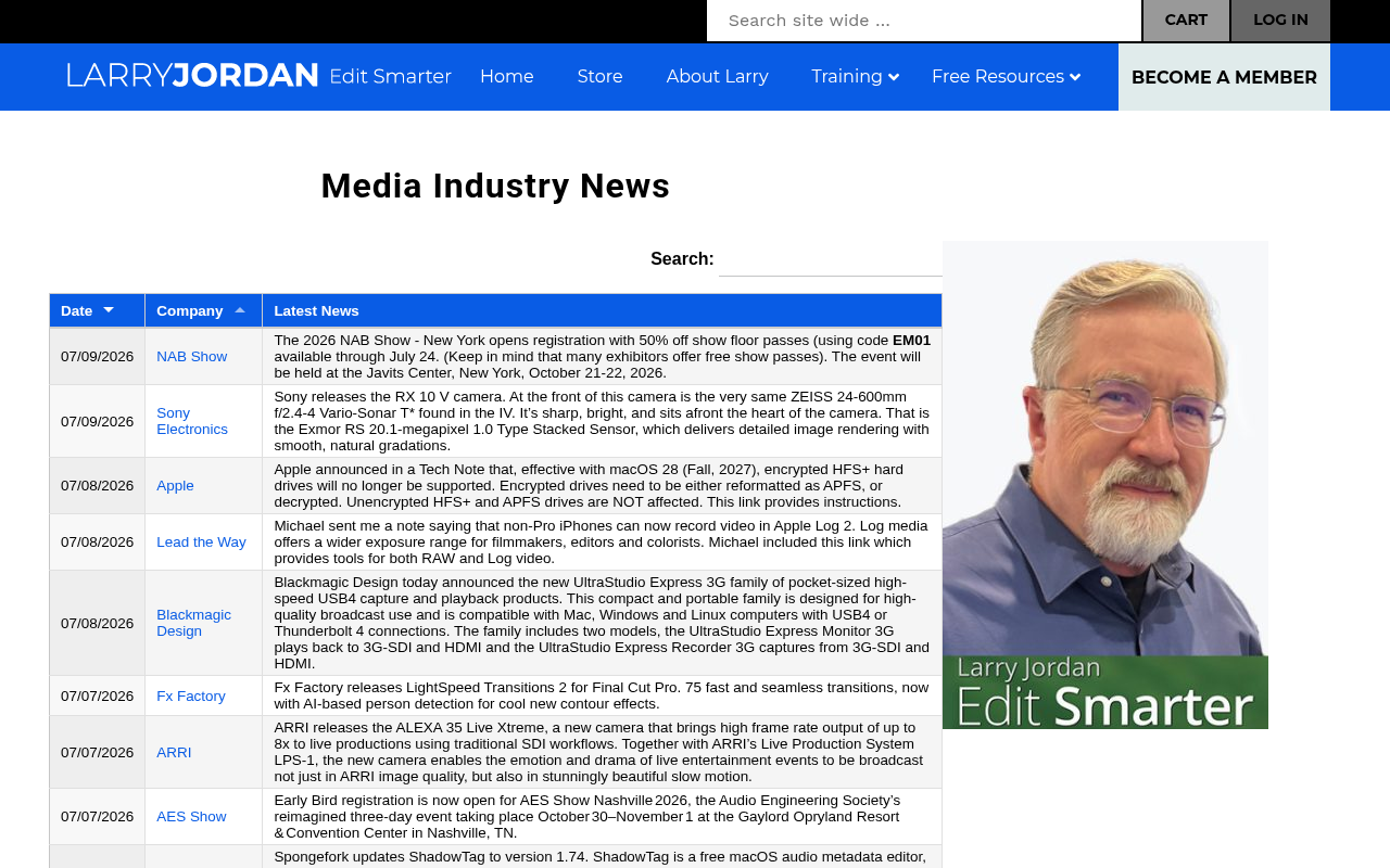 Larry Jordan & Associates homepage screenshot