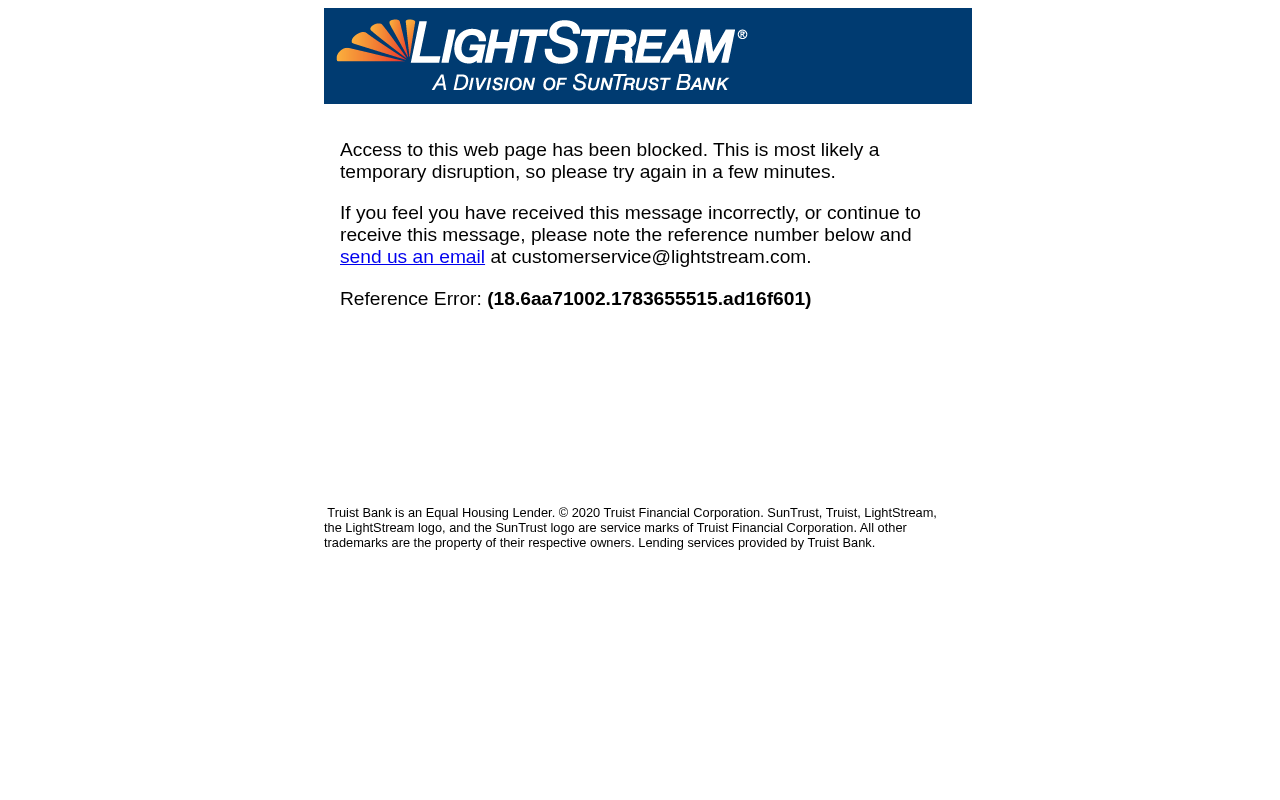Lightstream homepage screenshot