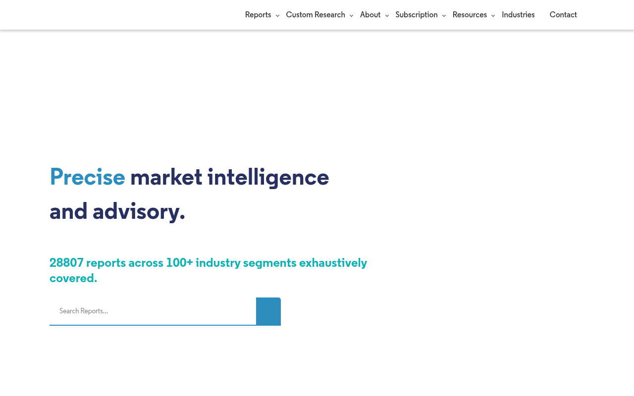 Mordor Intelligence homepage screenshot