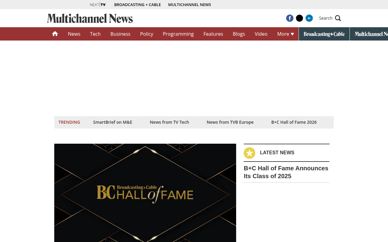 Multichannel News homepage screenshot
