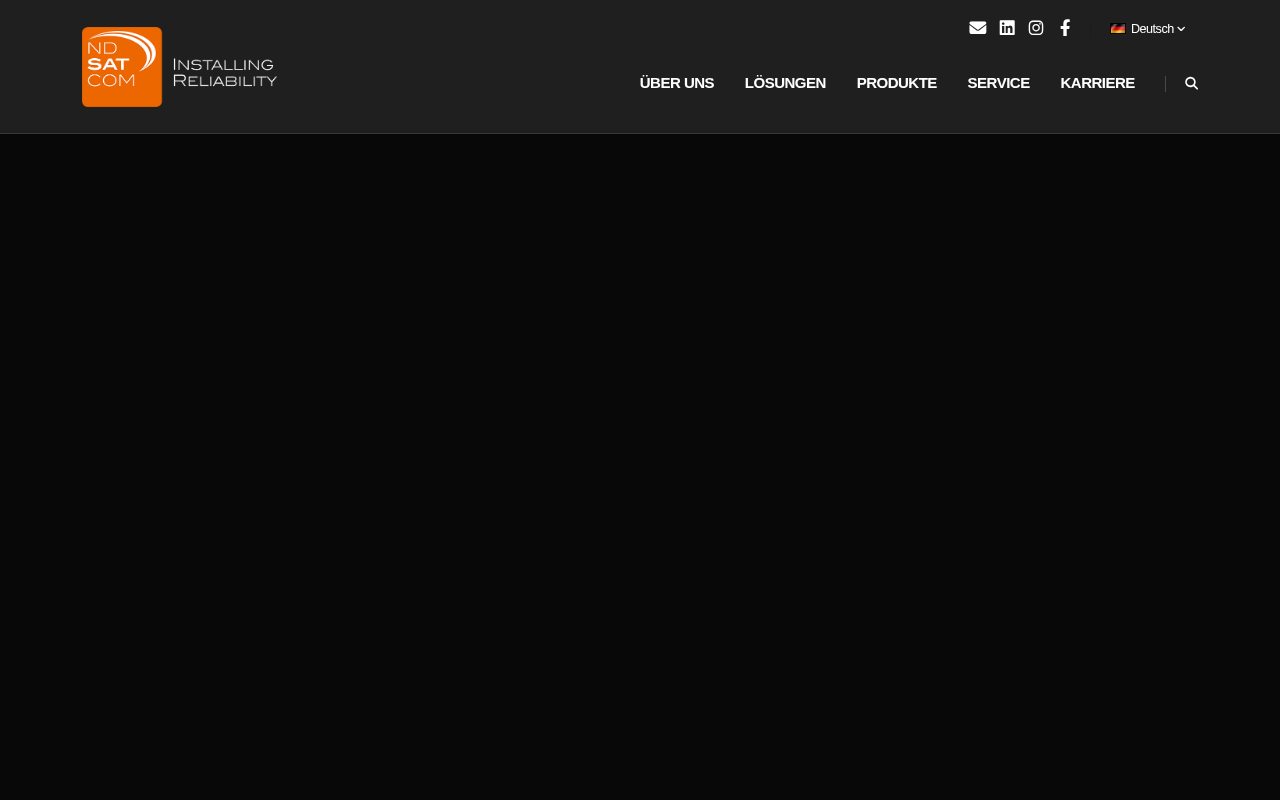 ND SATCOM homepage screenshot
