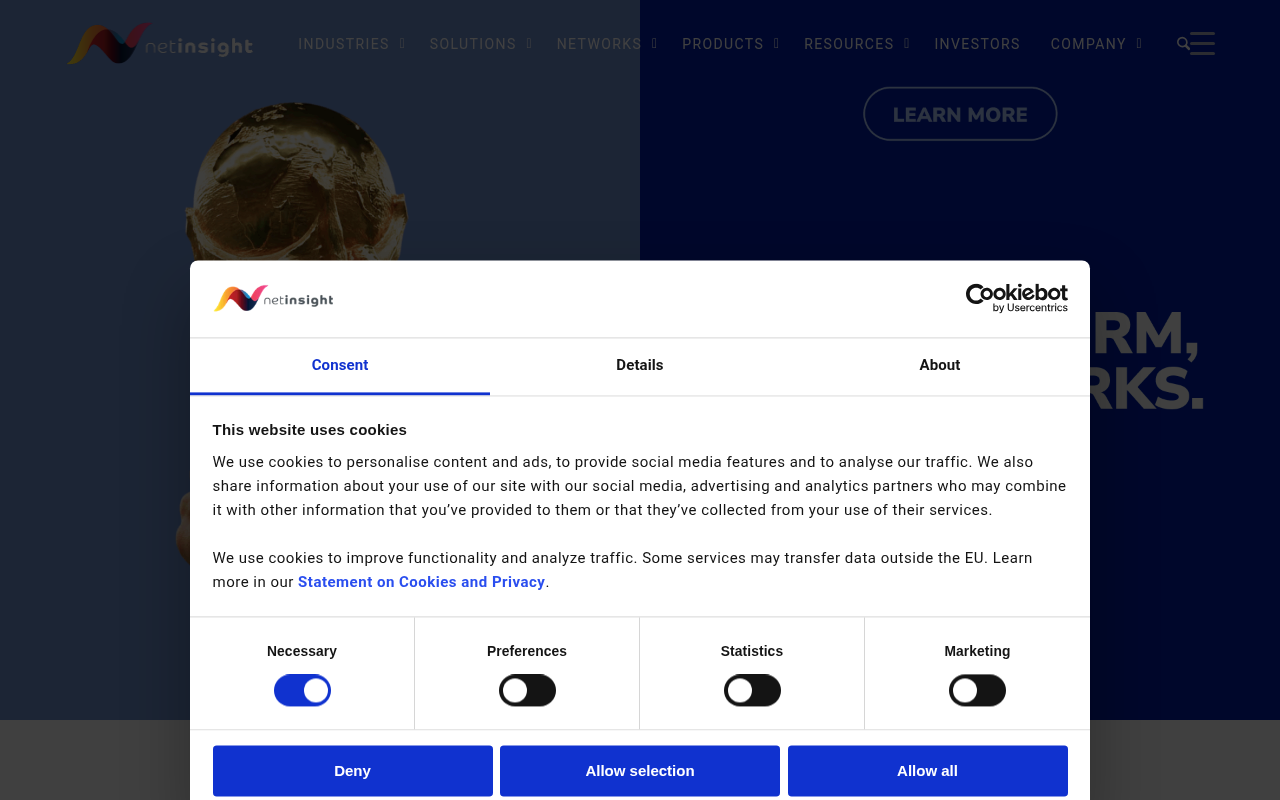 Net Insight (Nimbra) homepage screenshot