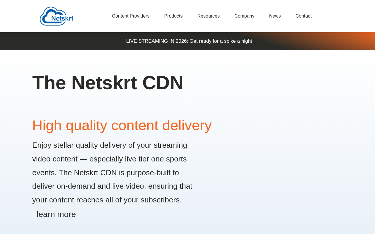 Netskrt homepage screenshot