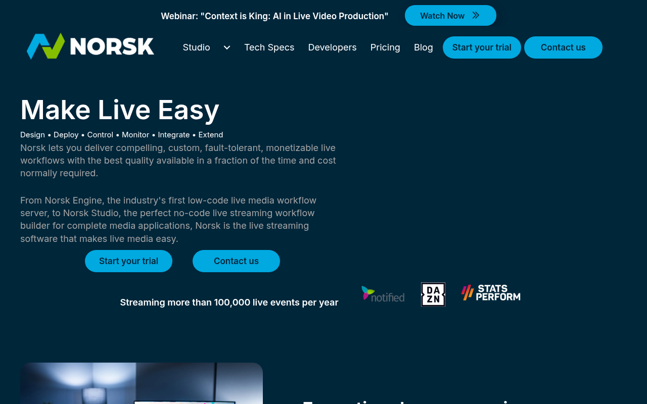 Norsk by id3as homepage screenshot