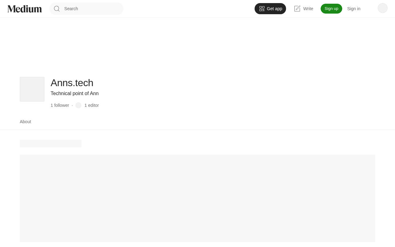 Paramount Tech Blog homepage screenshot