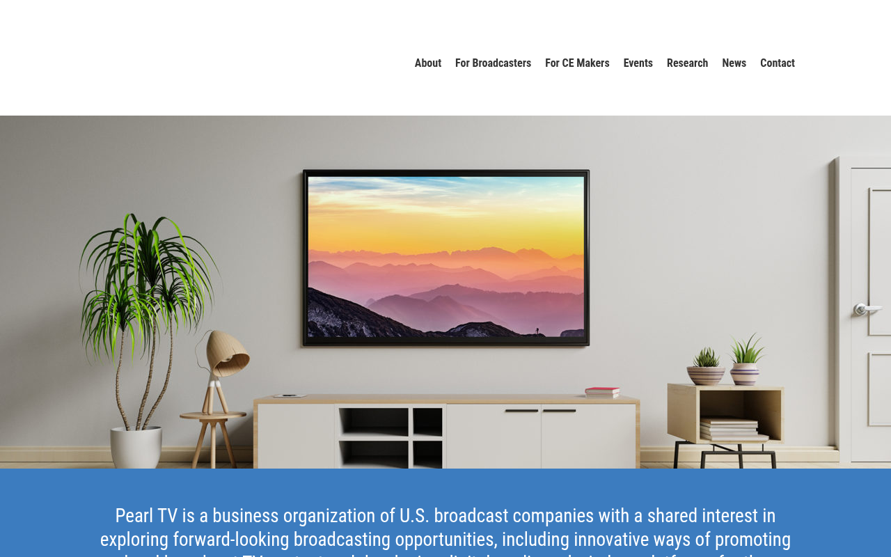 Pearl TV homepage screenshot