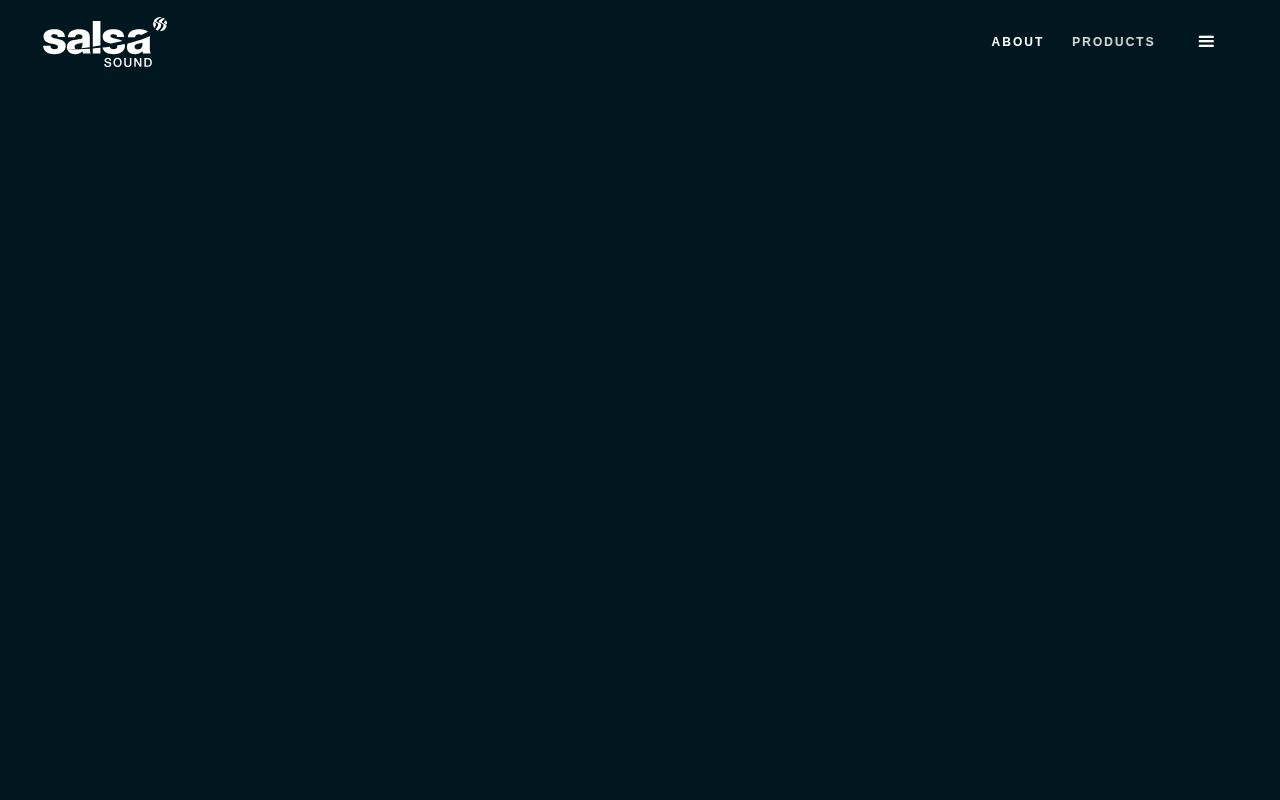 Salsa Sound homepage screenshot