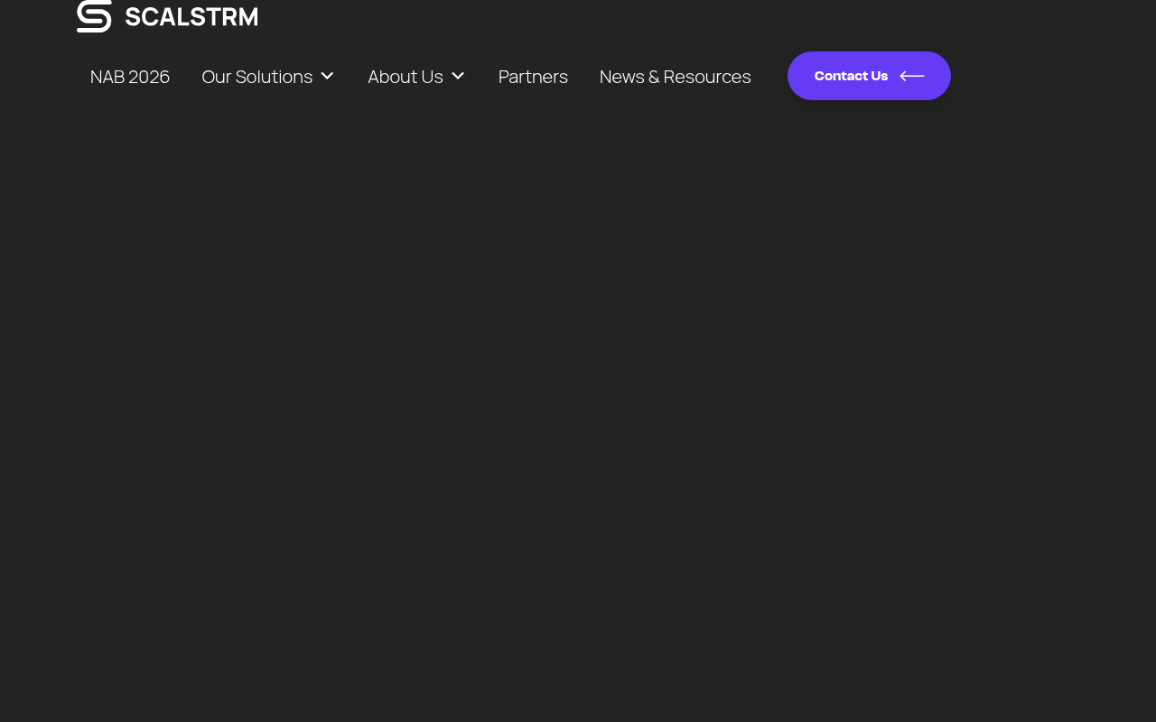 SCALSTRM homepage screenshot