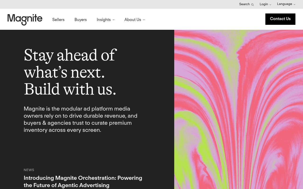 SpringServe homepage screenshot