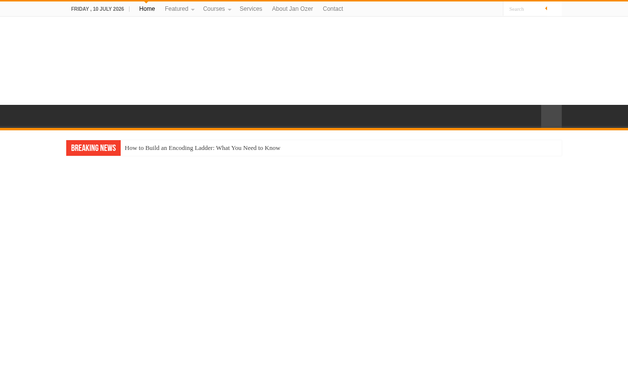 Streaming Learning Center homepage screenshot
