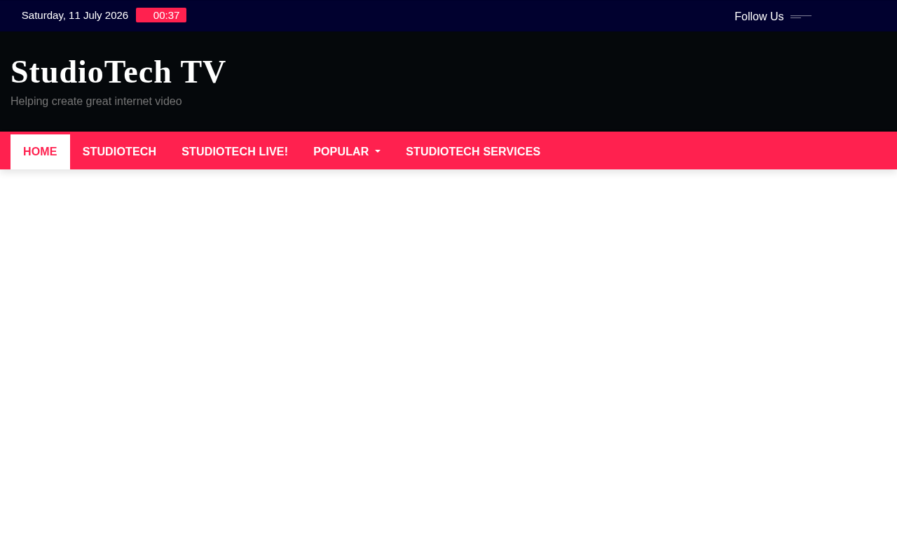 Studiotech homepage screenshot