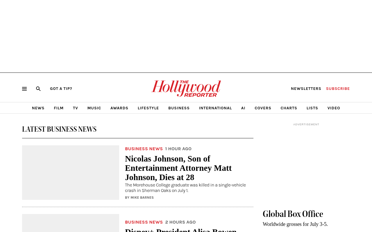 The Hollywood Reporter - Tech homepage screenshot
