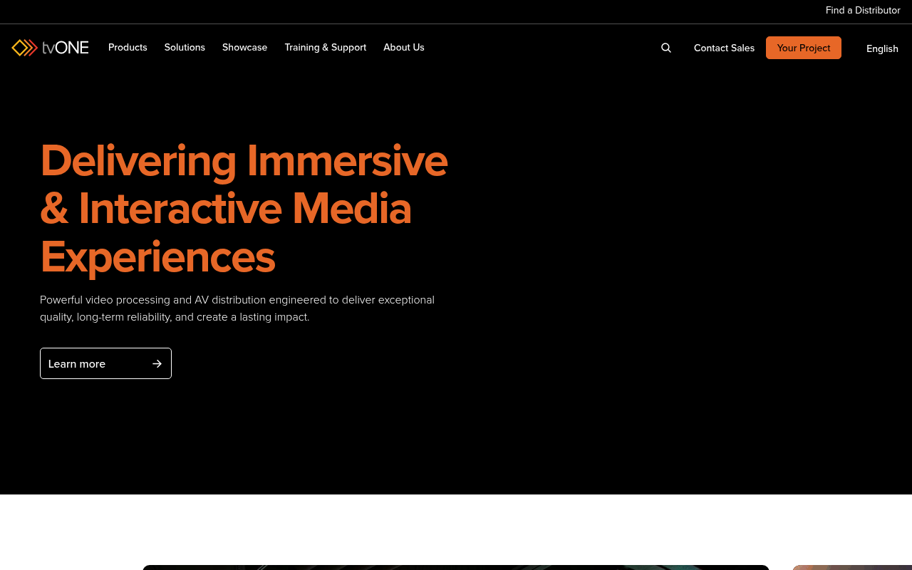 tvONE homepage screenshot