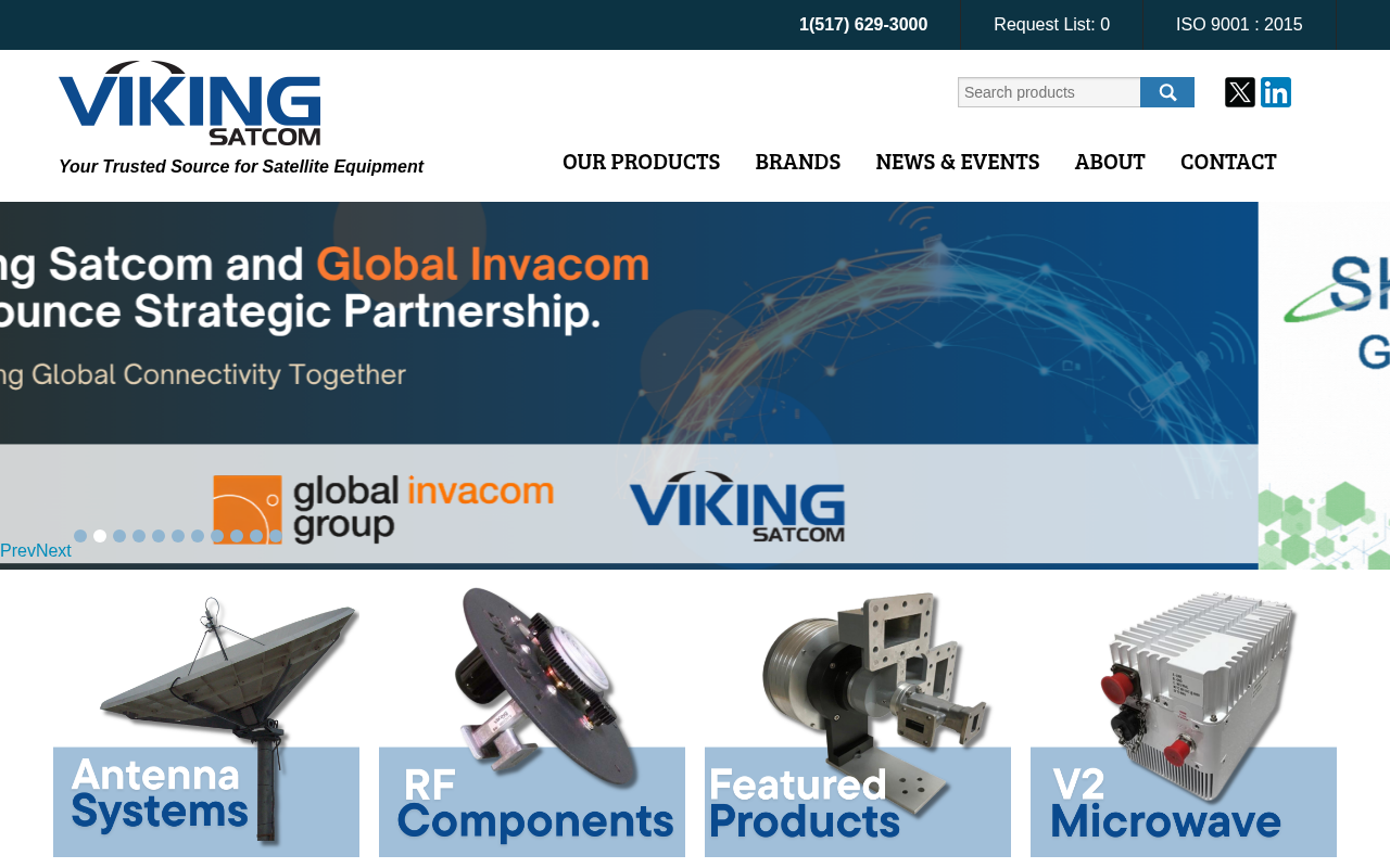 Viking Satcom homepage screenshot